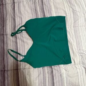 Green lululemon align top